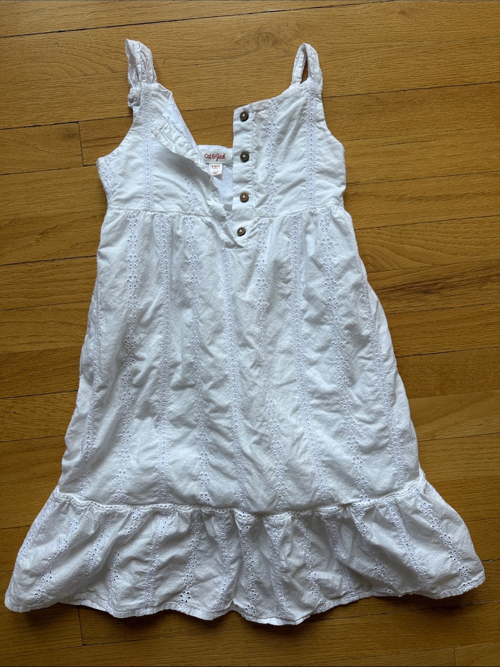 Cat & Jack White Eyelet Sundress